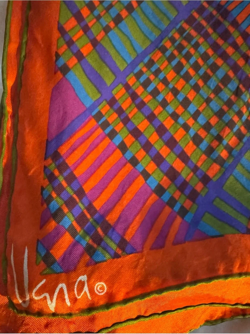 Vera Neumann bright plaid